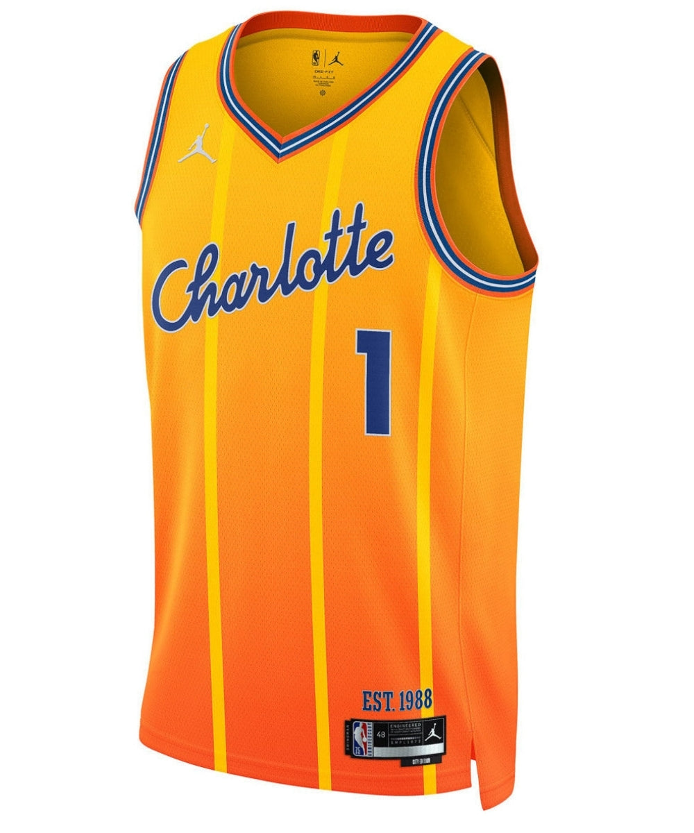 Charlotte Hornets Ball City Jersey – NBA Basketball