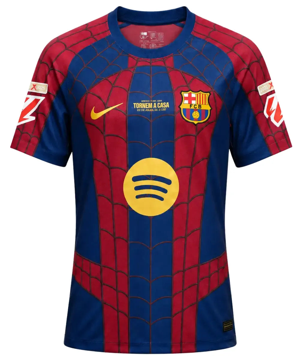 Barcelona x Spider-Man Jersey special edition