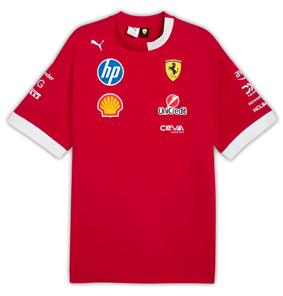 Ferrari F1 Shirt 2025 Formula 1 racing shirt