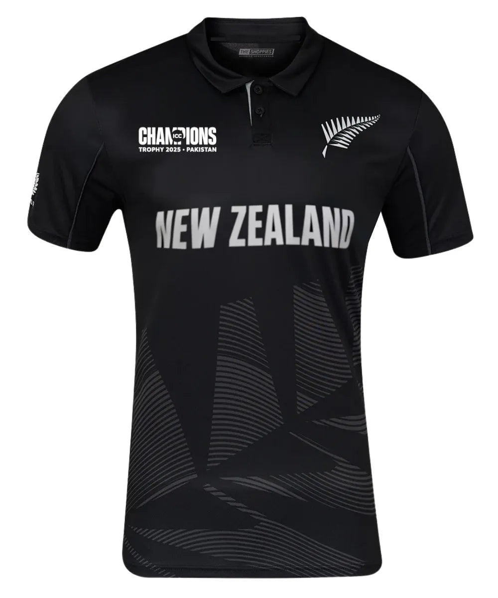New Zealand Champions Trophy Cricket Shirt 2025 - SALE