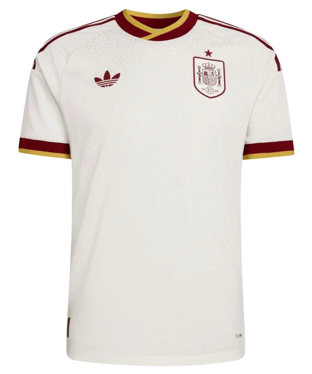 Spain 2026 FIFA World Cup Away Jersey off-white shirt available in Pakistan at Vinxee