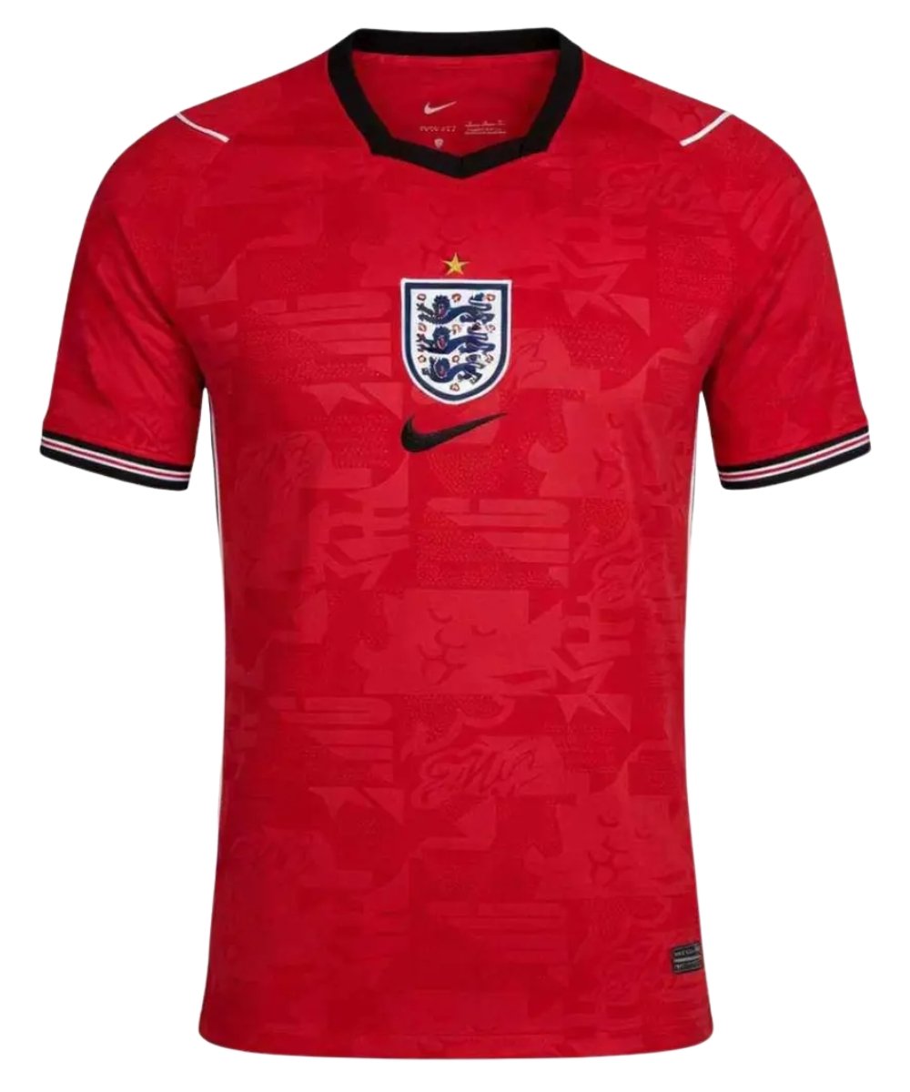 England 2026 FIFA World Cup Away Jersey red shirt available in Pakistan at Vinxee