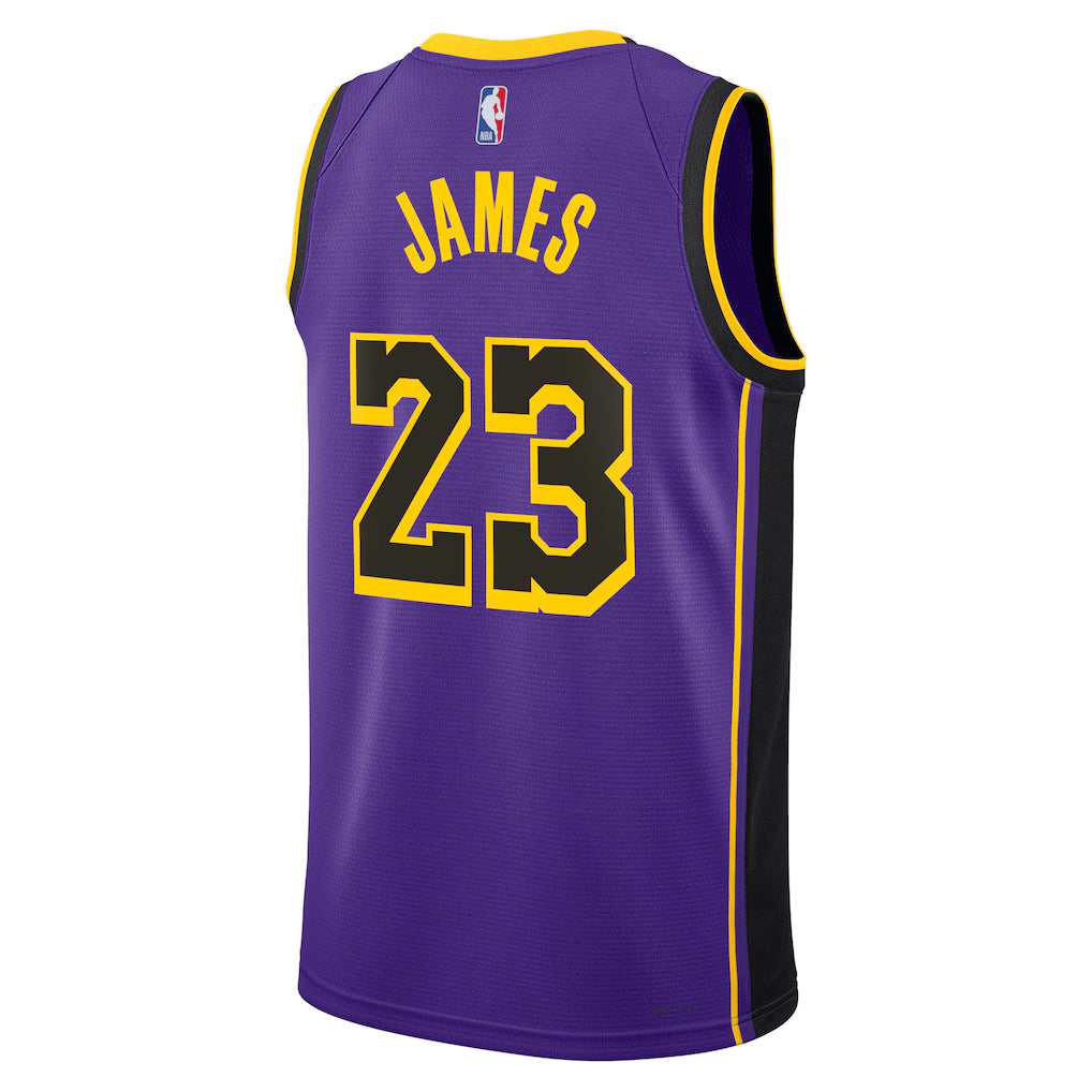Los Angeles Lakers Purple Statement Edition Jersey – NBA Basketball